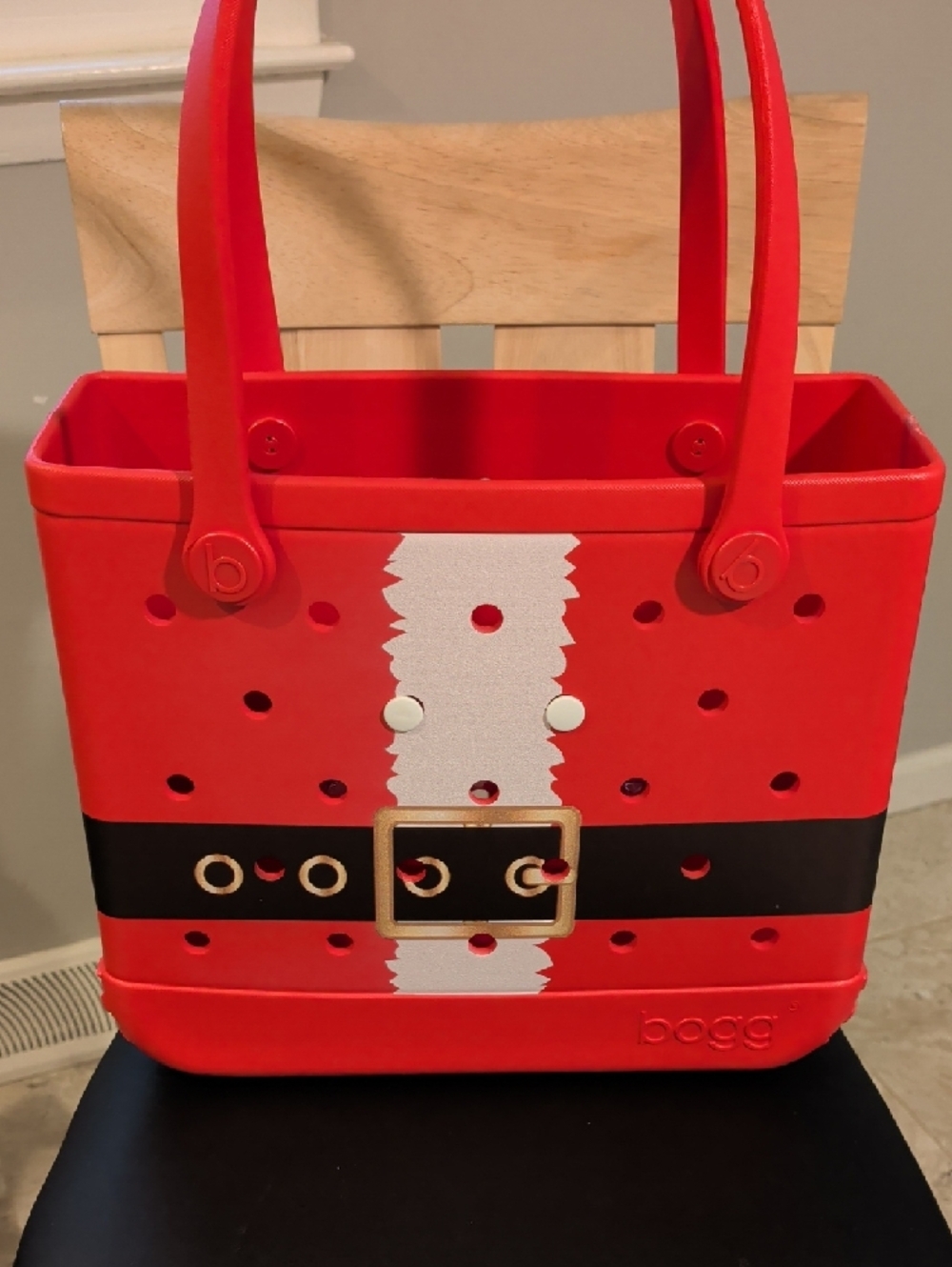 "Santa Belt" Baby BOGG Bag Tote (Medium Size) NWT - Picture 5 of 10